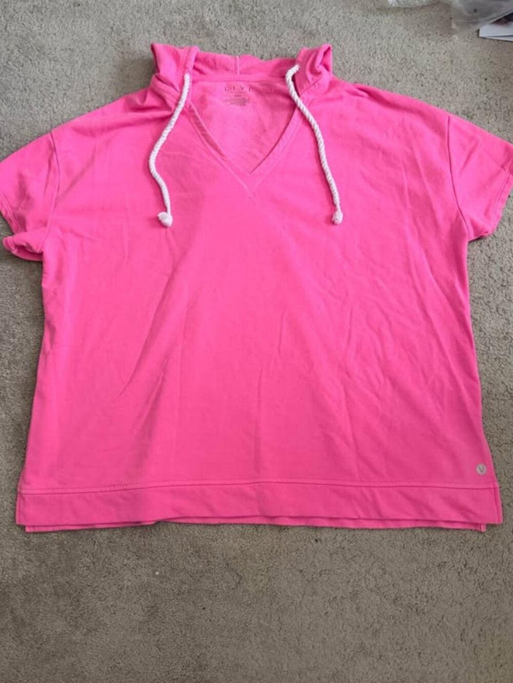 Hot pink swim cover up